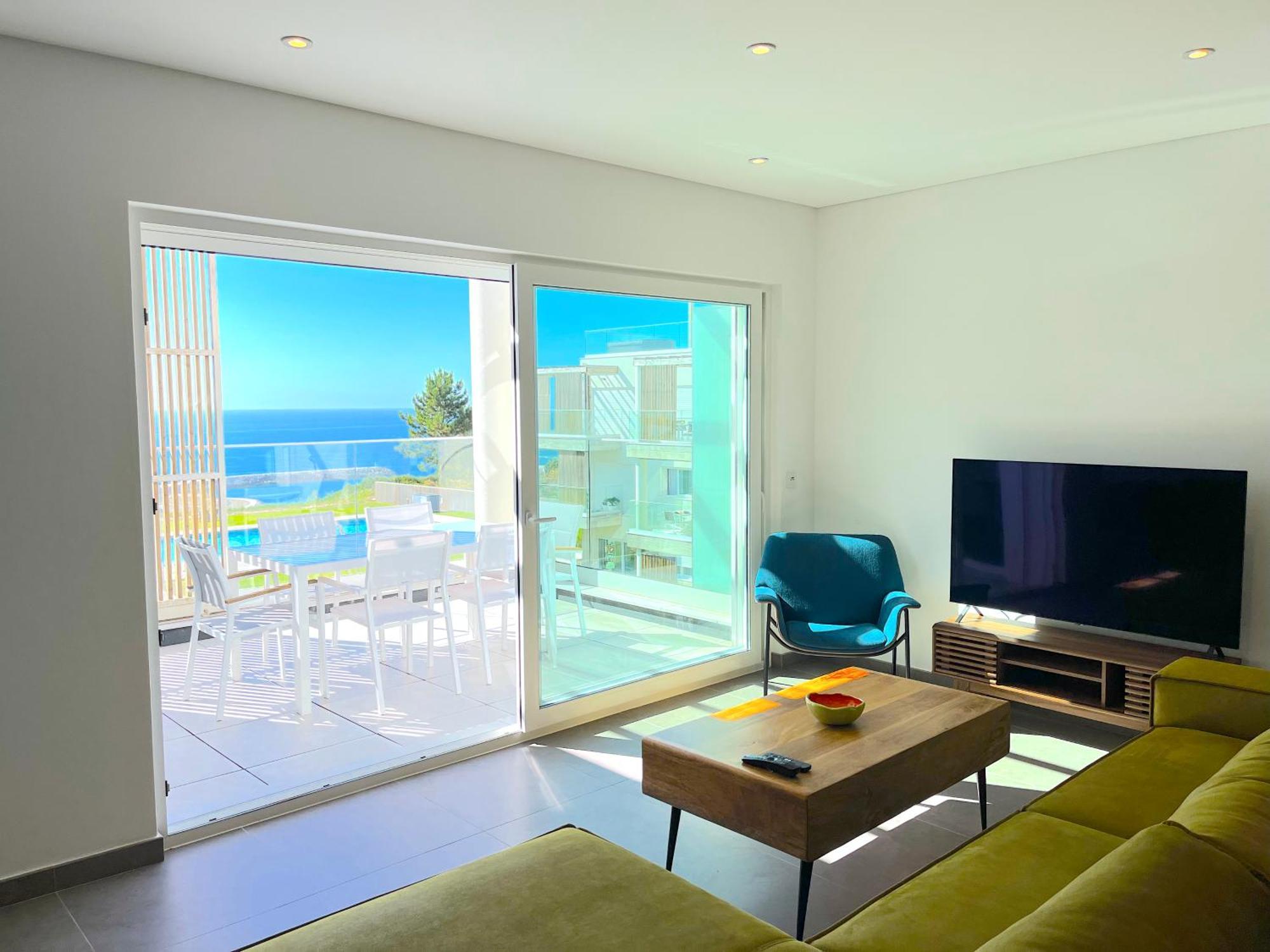 Mar A Vista - Condominium With Pool, Gym And Sea Views Nazaré Exterior photo