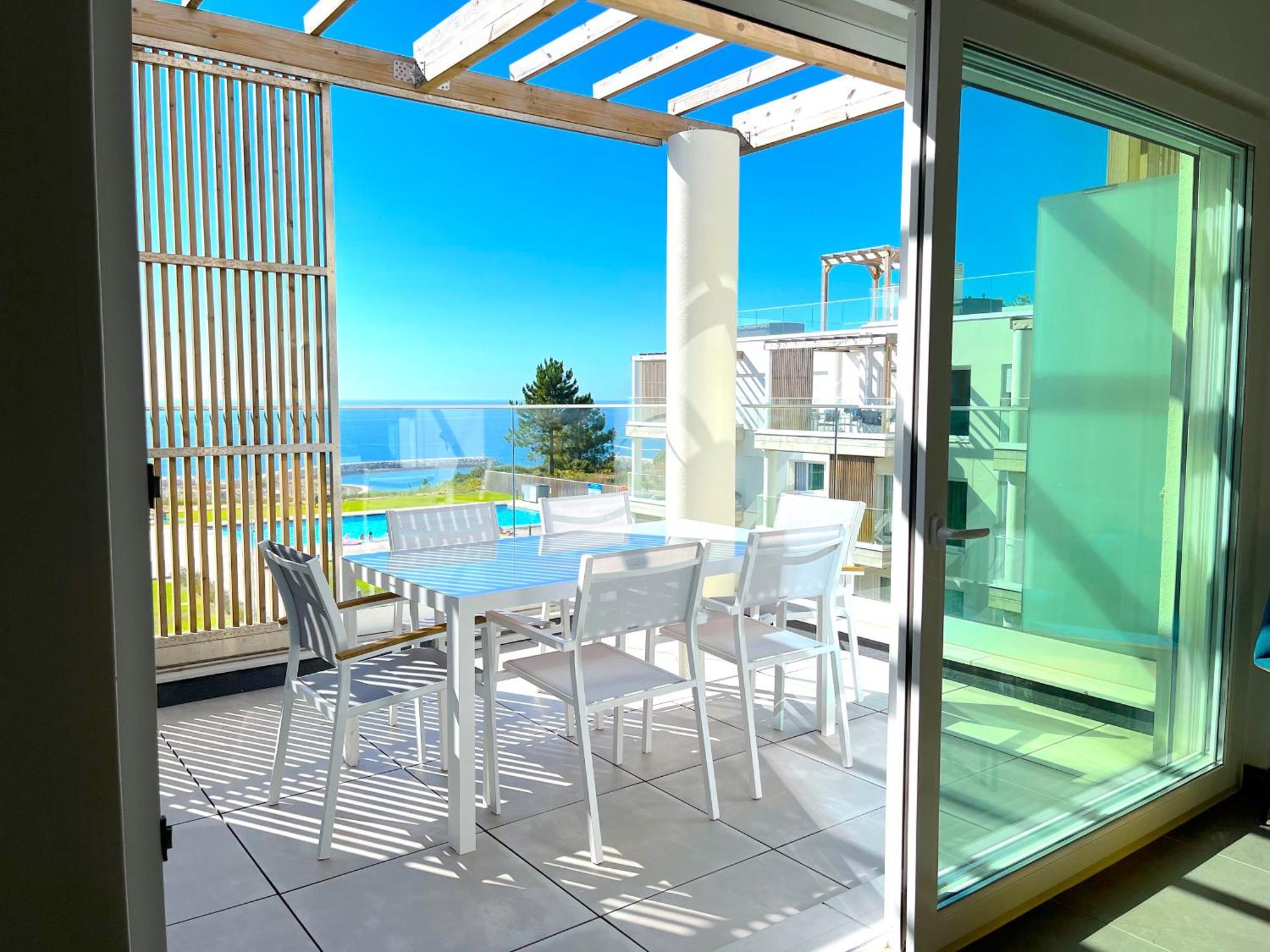 Mar A Vista - Condominium With Pool, Gym And Sea Views Nazaré Exterior photo
