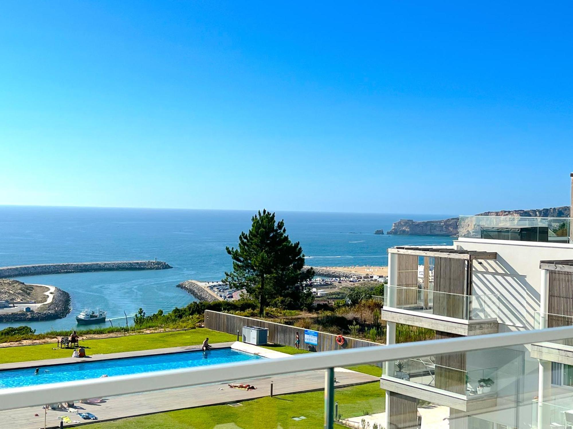 Mar A Vista - Condominium With Pool, Gym And Sea Views Nazaré Exterior photo