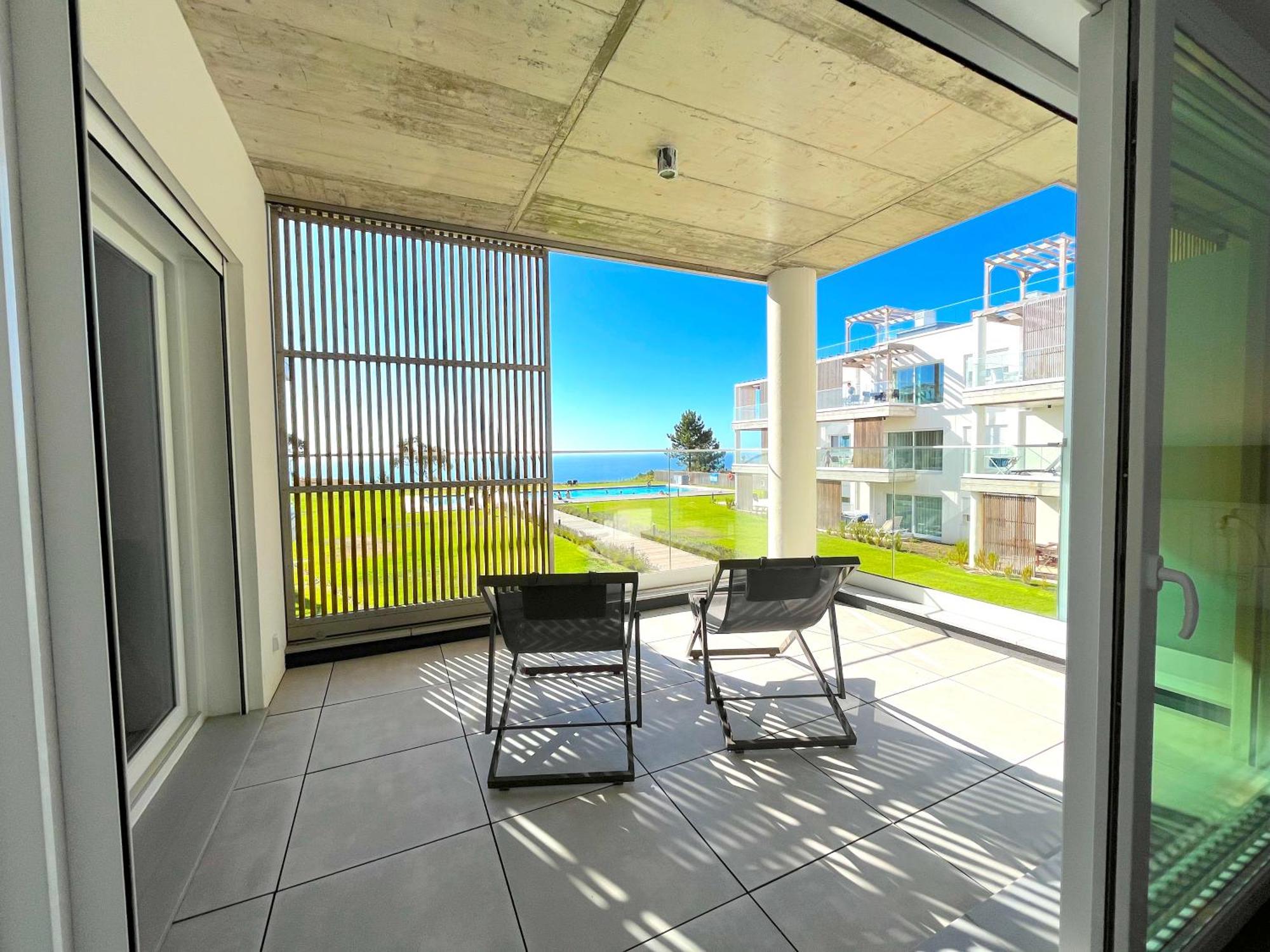 Mar A Vista - Condominium With Pool, Gym And Sea Views Nazaré Exterior photo