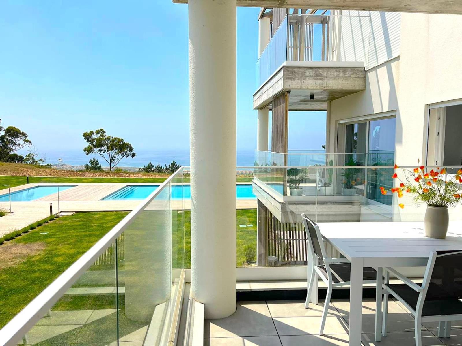 Mar A Vista - Condominium With Pool, Gym And Sea Views Nazaré Exterior photo